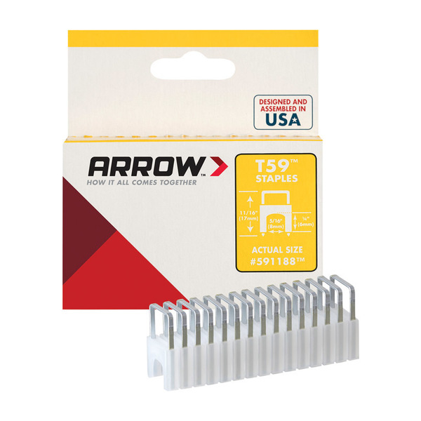 Arrow Fastener Staple Insul Clr5/16B300 591188